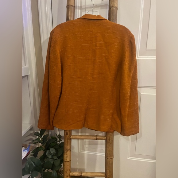 Vintage Addena woven one button blazer - Picture 3 of 5